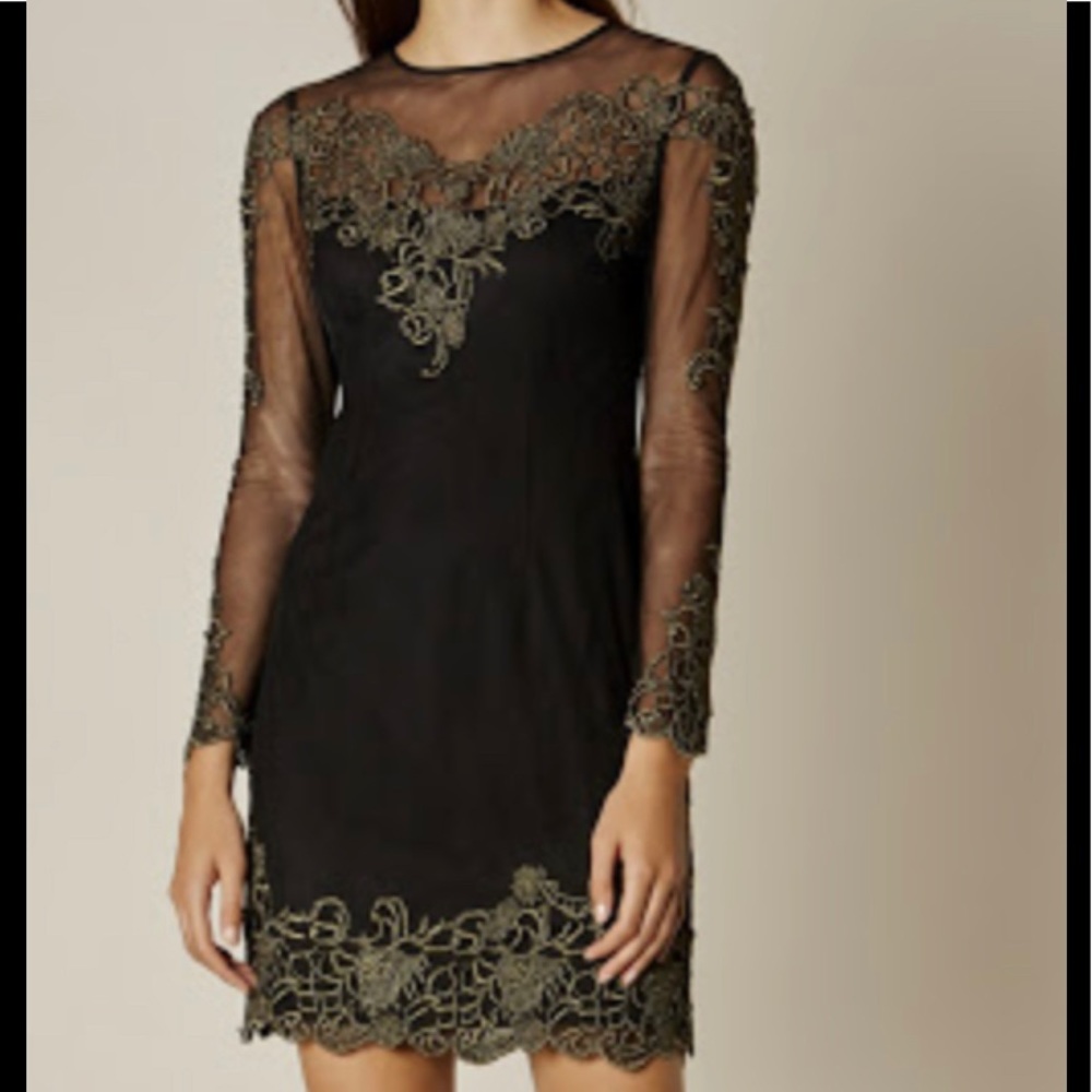 Karen Millen Embroidered dress size 6